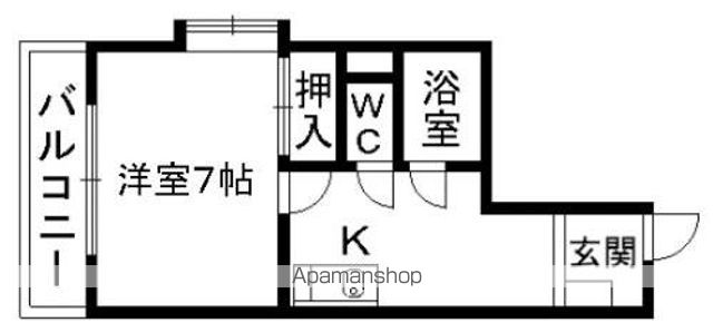 B−FLAT北千反畑の間取り写真