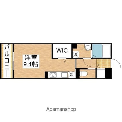 グランドール　千種[1R/28.73m2]の間取図