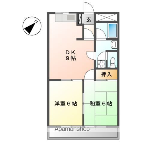 【ビラージュ花ヶ浦Ｃ棟の間取り】