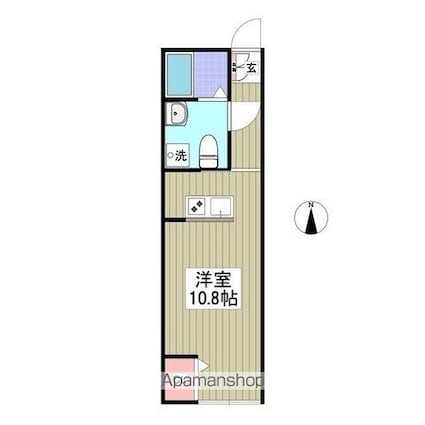 ＭＳテラス[1R/27.32m2]の間取図
