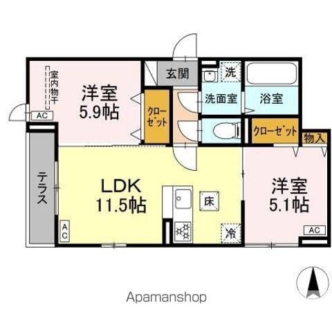 セレスティア北小岩IIIの間取り写真