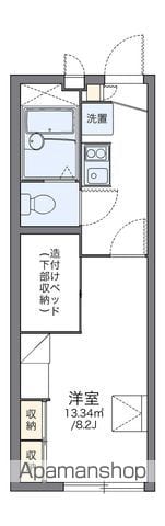 レオパレスPeacefulの間取り写真