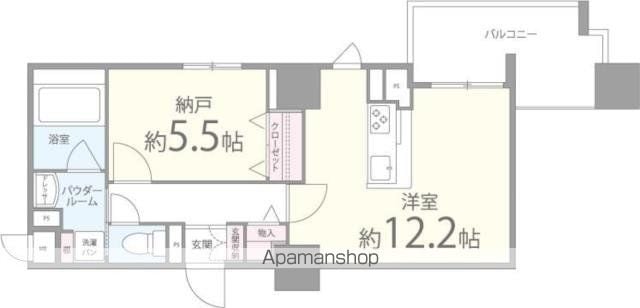 BROU上町台の間取り写真