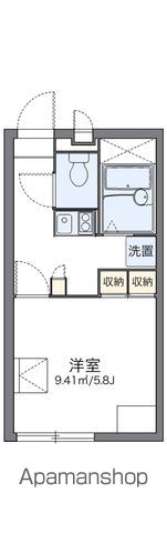 レオパレスアドミラブールの間取り