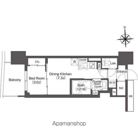 コンフォリア・リヴ本町ＷＥＳＴ　Ｑ 1104 ｜ 大阪府大阪市西区立売堀３丁目以下未定（賃貸マンション1DK・11階・29.40㎡） その2