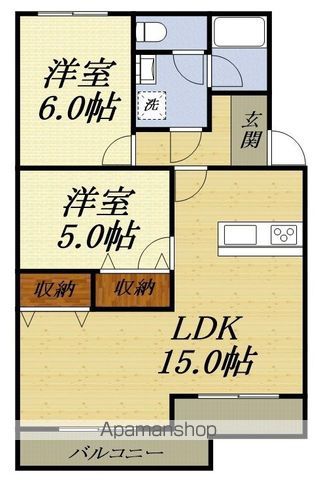 マンションストークVの間取り写真