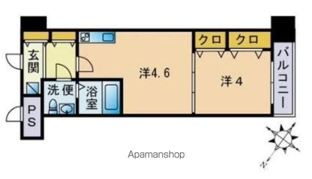 アリビオ天神南の間取り写真