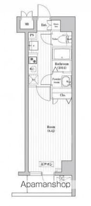 ＮーＳｔａｇｅ上北台[1K/25.9m2]の間取図