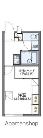 レオパレスサニーふじの間取り写真