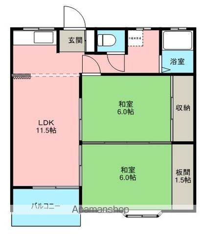 高三ハイツの間取り写真