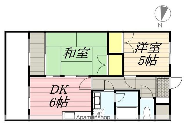 Sマンションの間取り写真