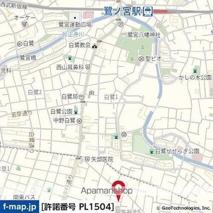 マツダハウスＢ棟[1K/19.86m2]の配置図