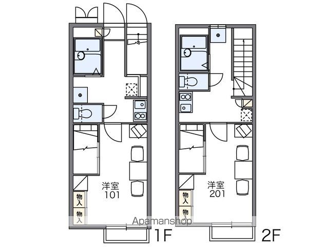 【レオパレス空港南Ⅱの間取り】