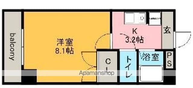 五番街クラシックの間取り写真