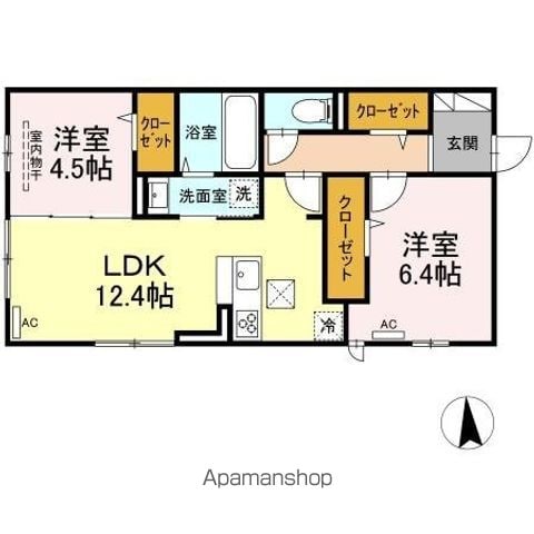 DーROOM花見が丘の間取り写真