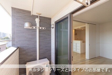 仮）六高台５丁目アパートⅠ[2LDK/54.61m2]のバルコニー