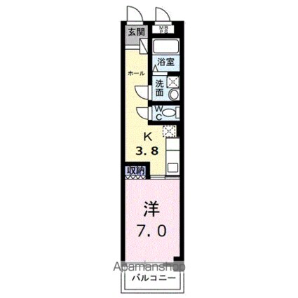フォーム[1K/30.25m2]の間取図