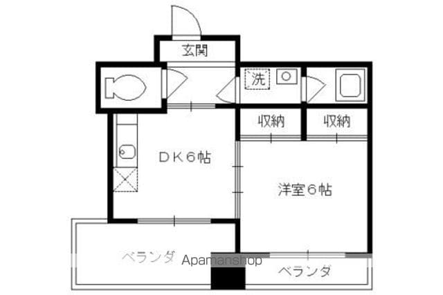 下京区観喜寺町マンションの間取り写真
