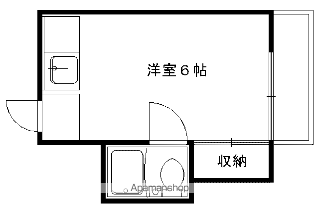 コーポラス禅の間取り写真