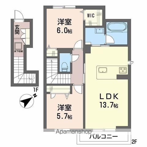 SHAMAISON SAKURAの間取り写真