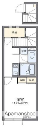 レオネクスト泉野[1K/28.02m2]の間取図