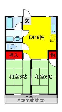 グリーンコーポの間取り写真