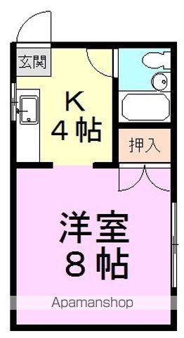 フラットKの間取り写真