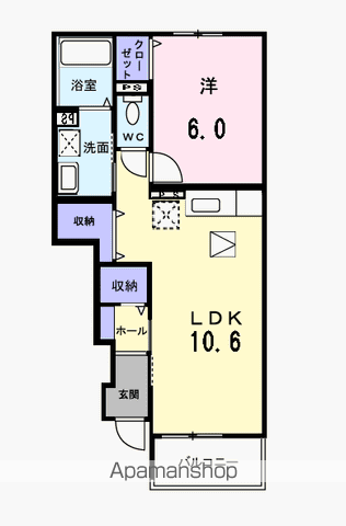 【アルト　アンダーレⅠの間取り】