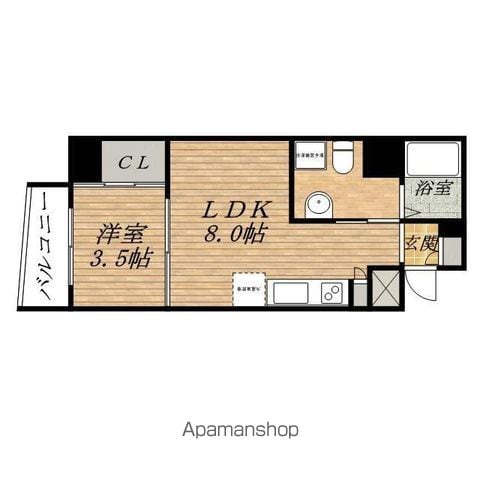 セレニテ上町台の間取り写真