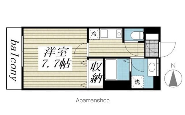 ベル・プラージュ神栖 303 ｜ 茨城県神栖市奥野谷5509-7（賃貸マンション1K・3階・25.08㎡） その2