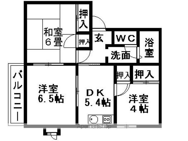 ビレッジの間取り写真