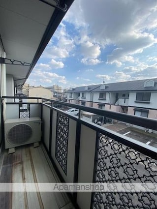 エステート松原Ａ・Ｂ棟[2LDK/55.42m2]のバルコニー