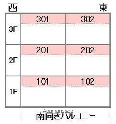 フル・ブルーム[1LDK/39.33m2]の配置図
