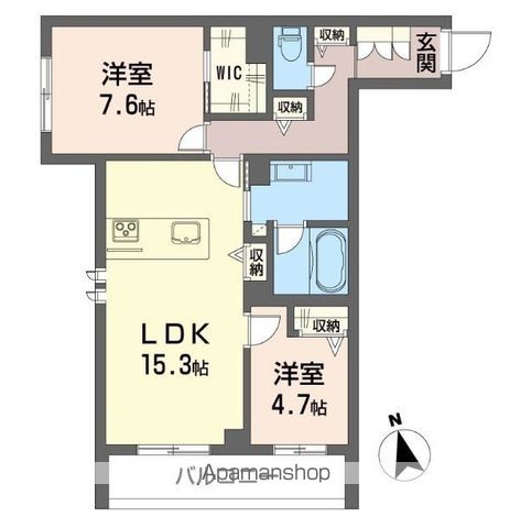 フォレ フルーリーの間取り写真