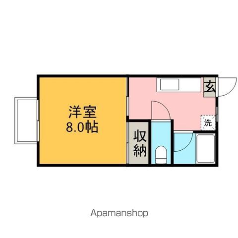 フラッツカシオペアの間取り写真