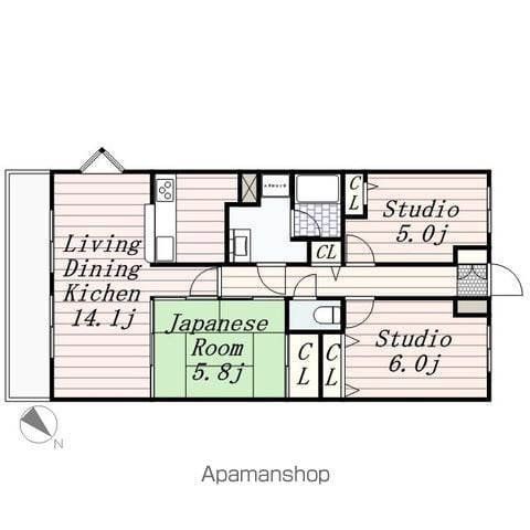 ライオンズマンション千葉グランドタワーの間取り写真