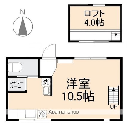 ＣＡＳＡＦＯＹＥＲ[1R/23.66m2]の間取図