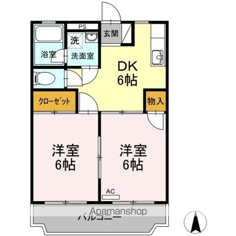 レジデンス今村 Aの間取り写真