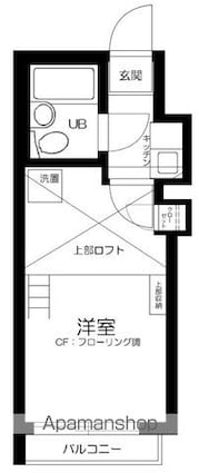 メゾンフレール[1K/13.16m2]の間取図