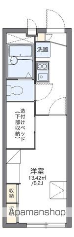 レオパレスミヤビの間取り写真