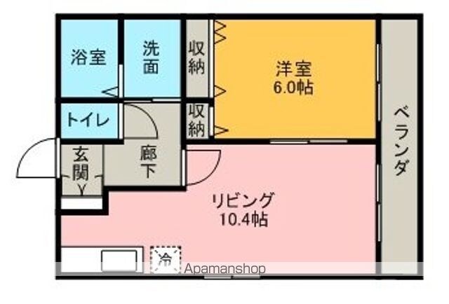 ＭａｉｓｏｎＭｕｓｏｔａ[1LDK/40.3m2]の間取図