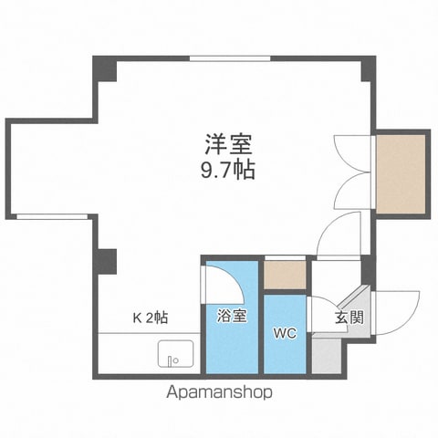 札幌アルタビルの間取り写真