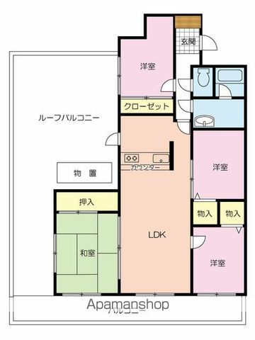 トーカンマンション北小金の間取り