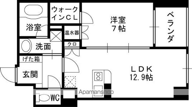 グレンパーク梅田北の間取り写真