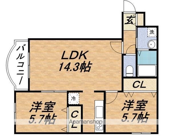 TA21宮ヶ丘の間取り写真