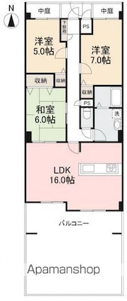 ＣＬＥＭＥＮＴ１０[3LDK/82.41m2]の間取図