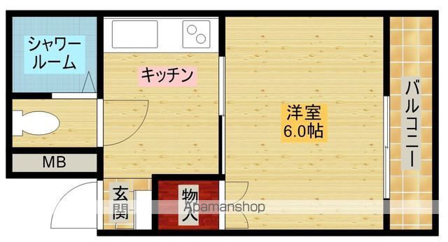 中村マンションの間取り写真