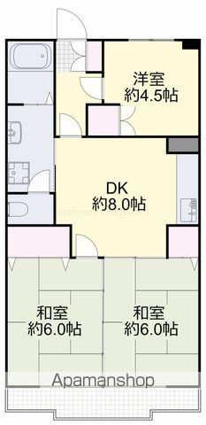 赤田ハイツの間取り写真