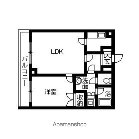 ルーブル早稲田弐番館の間取り写真