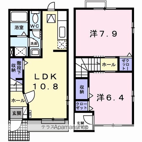 アンジェコートの間取り写真